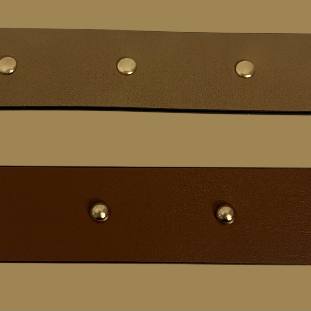 Michael Kors Leather Belt Brown Size Large - Picture 7 of 16
